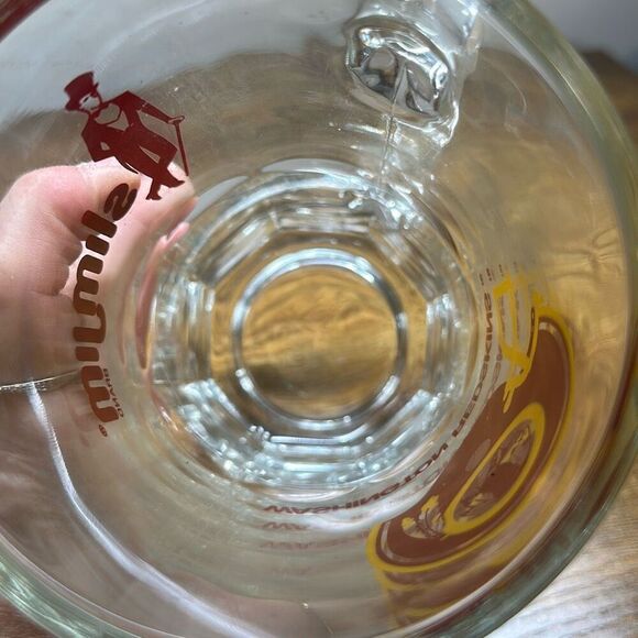 Washington Redskins Glass Mug Vintage Beer Stein Slim Jim NFL Football - Picture 7 of 7